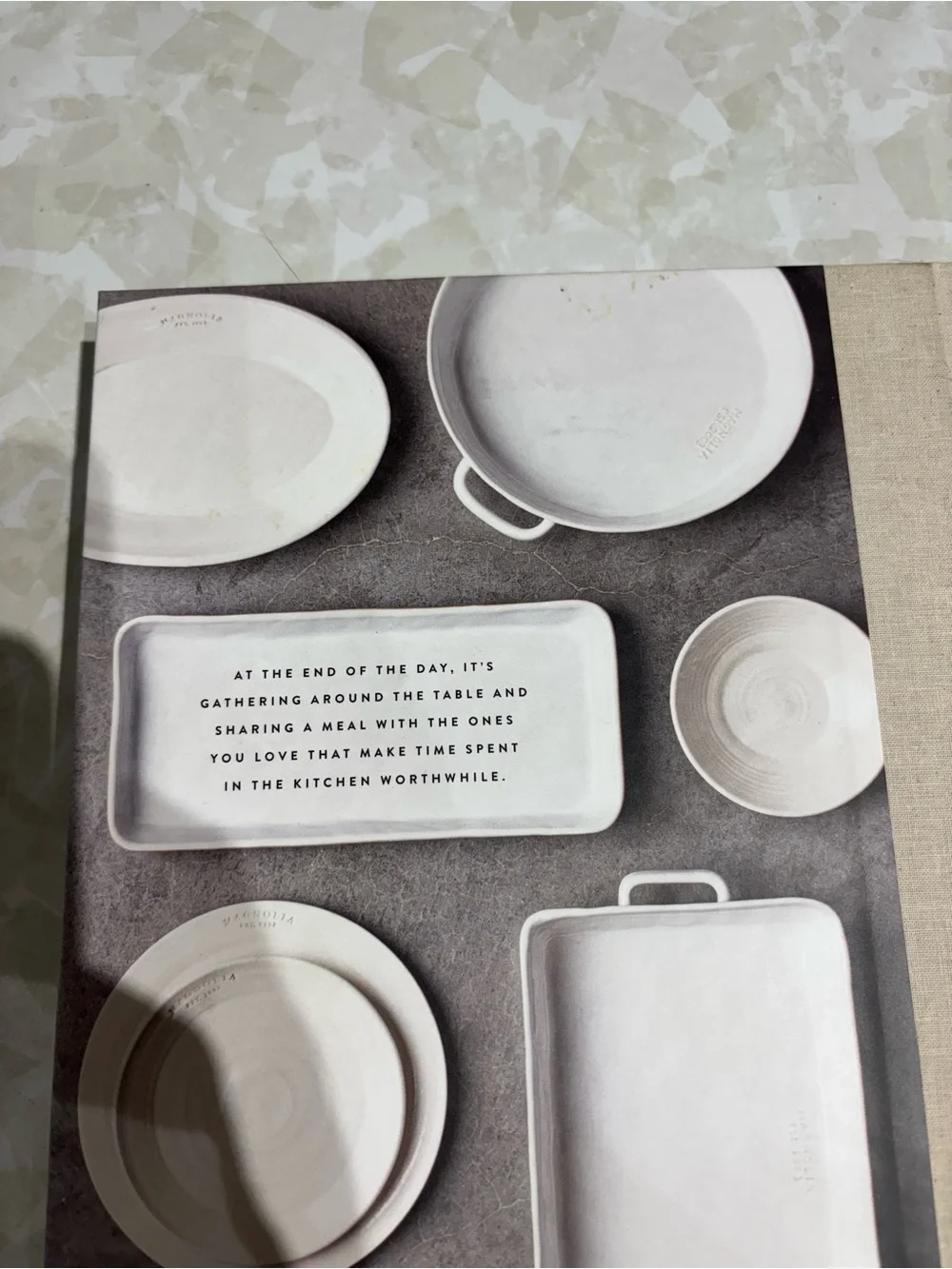 Magnolia Table Cookbook by Magnolia - Cream, White, Beige